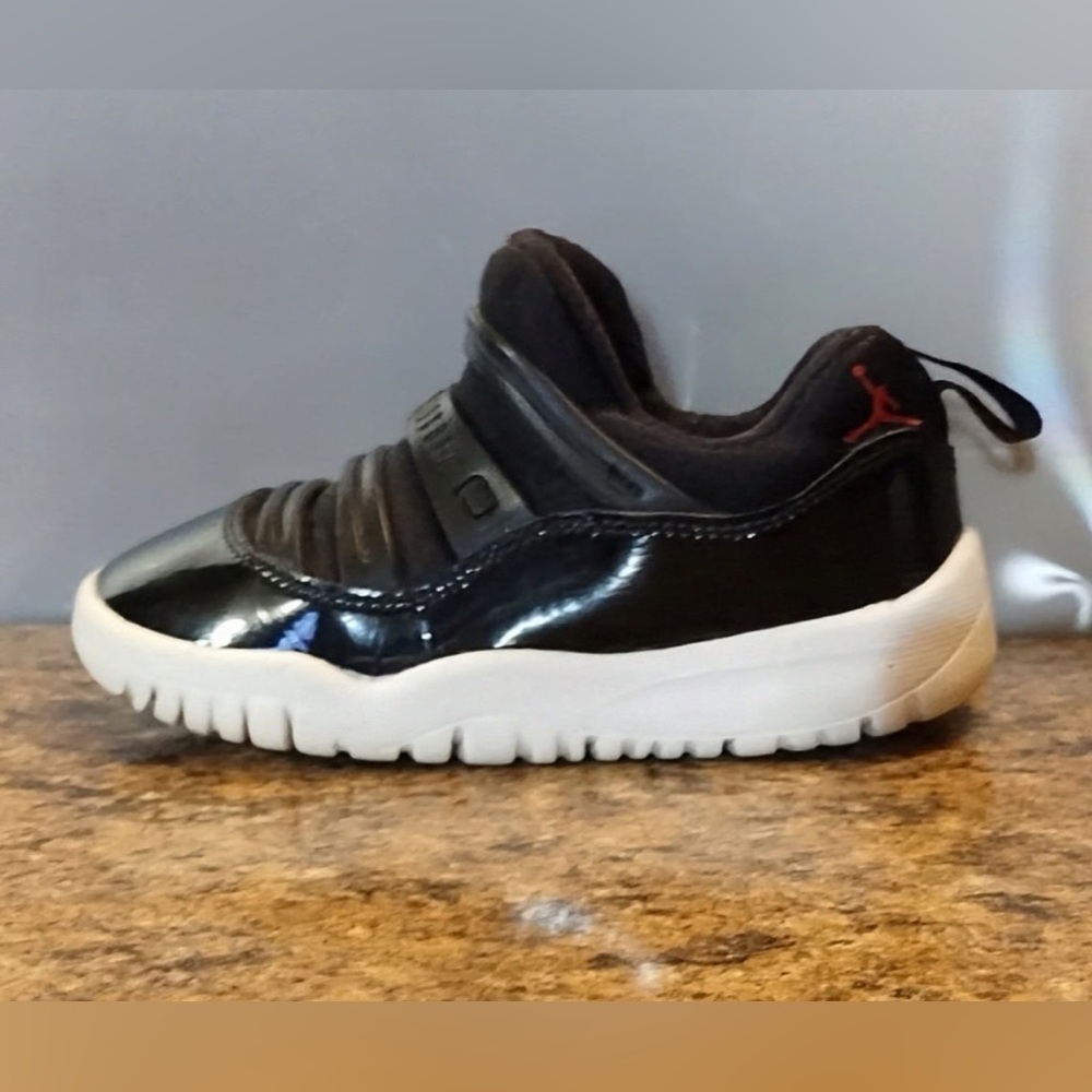 Nike Air Jordan 11 Retro Little Flex Baby SNEAKERS Black Bq7102-002 Size 5c